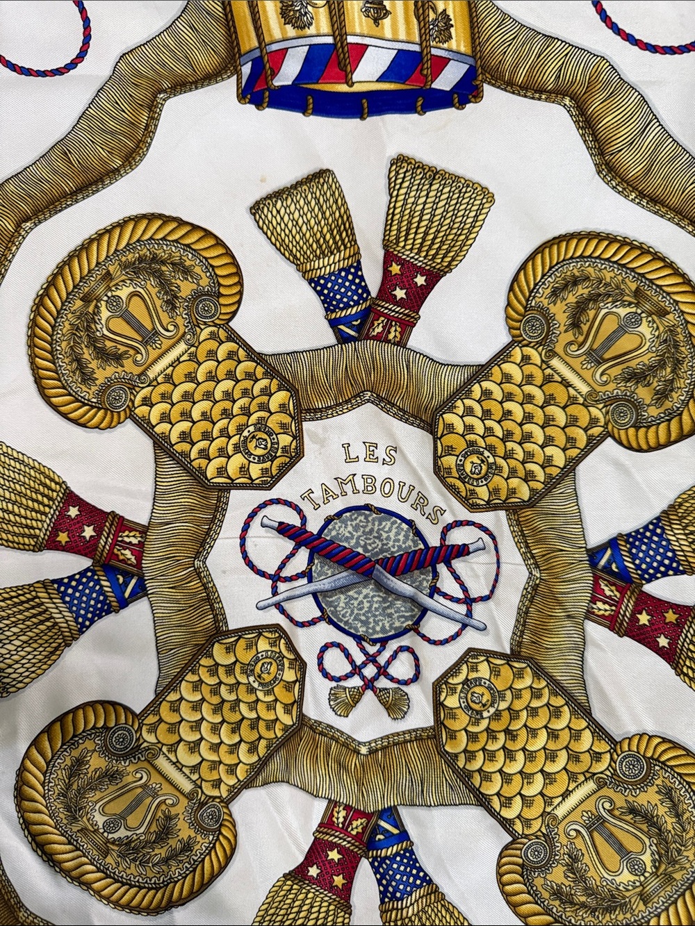 Hermes “Les Tambours” silk scarf - Picture 6 of 13